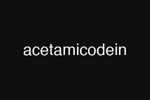 acetamicodein