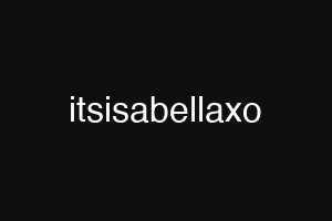itsisabellaxo