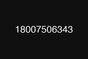 18007506343