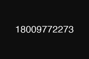 18009772273