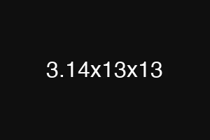 3.14x13x13