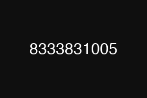 8333831005