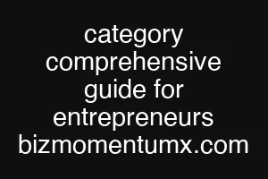 category comprehensive guide for entrepreneurs bizmomentumx.com