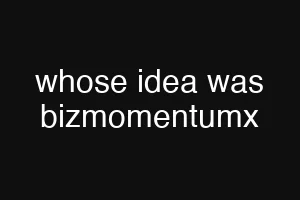 whose idea was bizmomentumx
